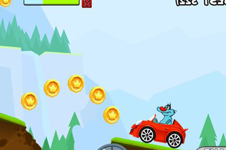 Oggy Hill Climb Car Racing截图1