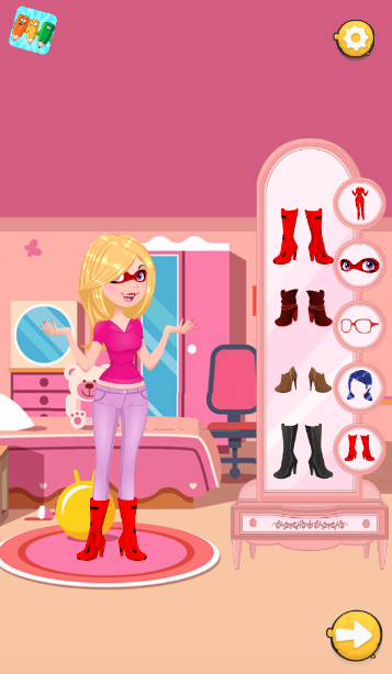 The Marvelous Ladybug Quin Dress up Party Game截图4