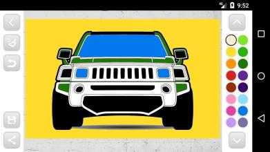 Best Cars Coloring Book Game截图4