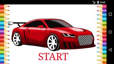 Best Cars Coloring Book Game截图1