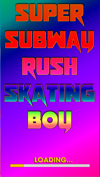 Super Subway Rush Skating Boy截图2