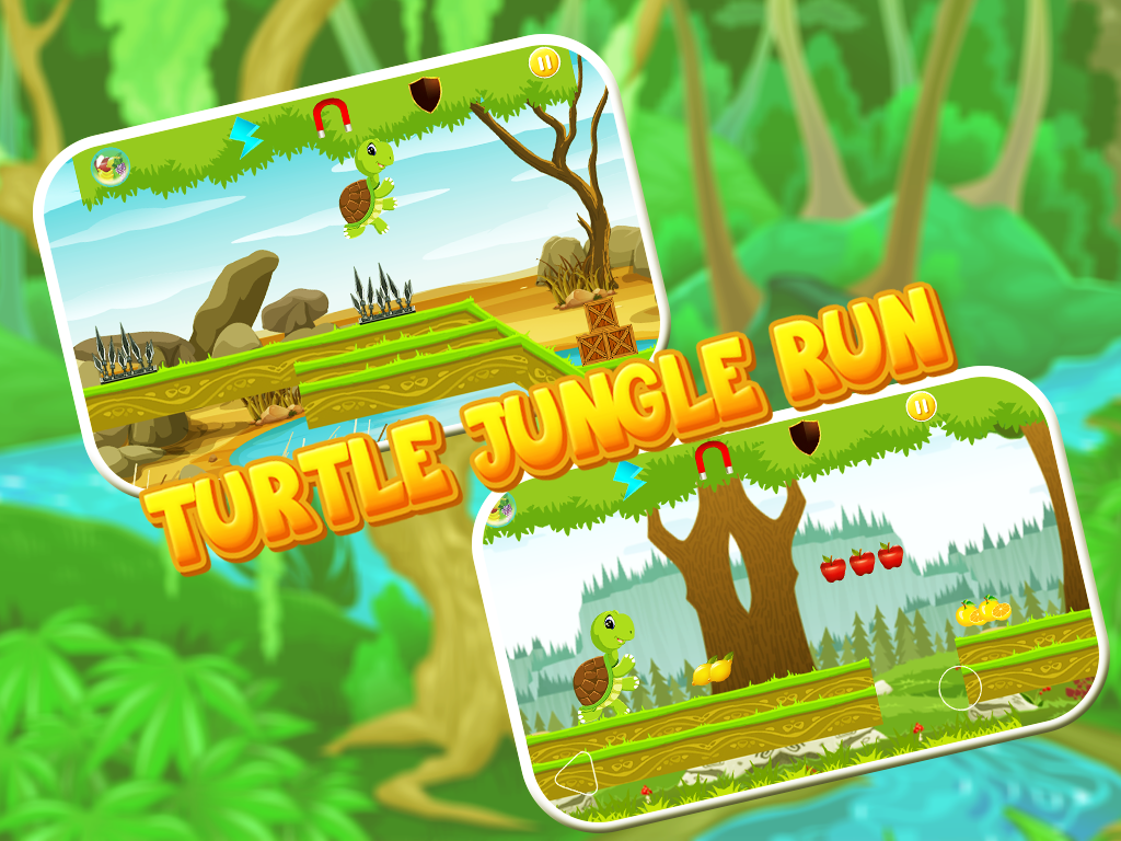 Turtle Jungle Run Adventure截图2