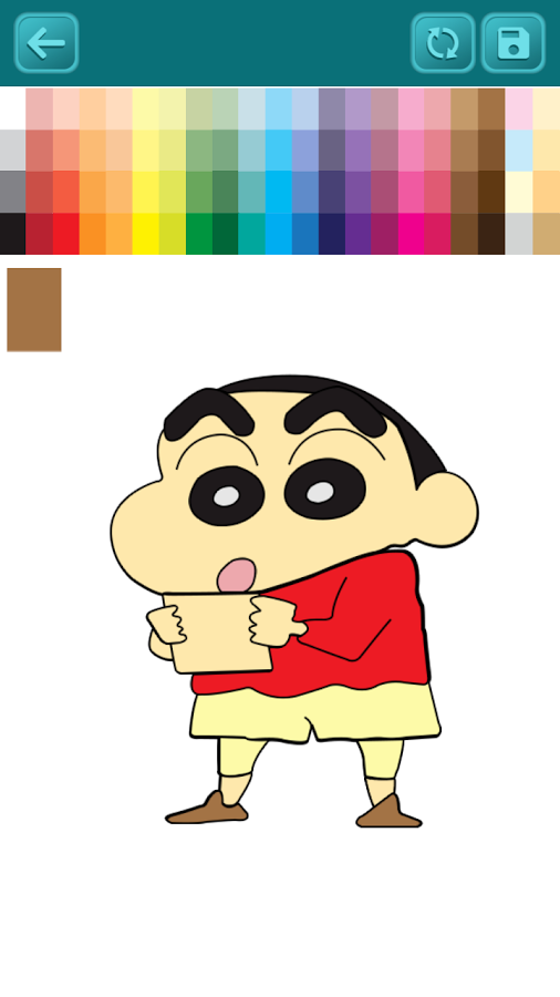 Coloring Book Shinchan For Kids截图3