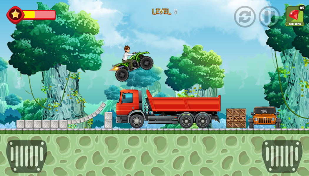 Monster bike ATV Quad offroad hill climb Racing截图3