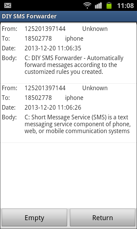 DIY SMS Forwarder截图1