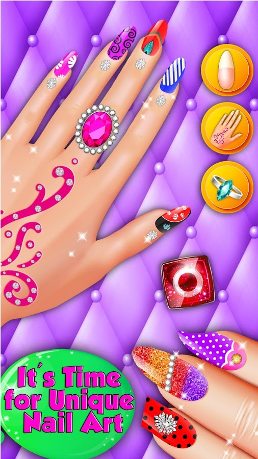 Nail Shiny Art Design Stylist: Glowing Colors截图2