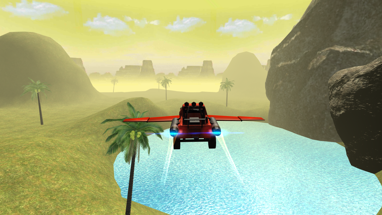 Flying Car: Offroad Pickup 4x4截图2