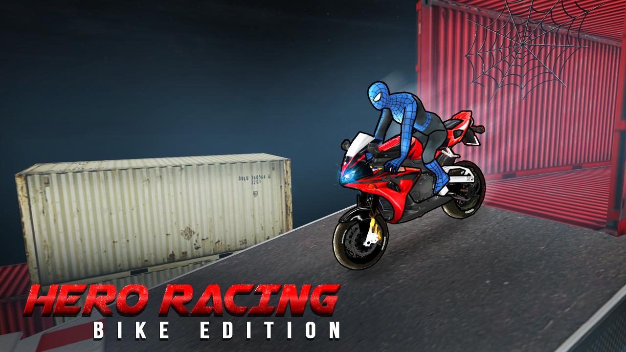 Spider Hero Racing : Bike Edition截图2