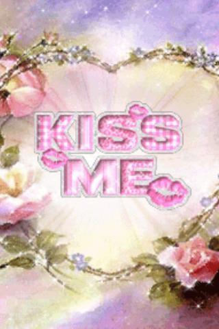 Flower Heart Kiss Me Live Wall截图1