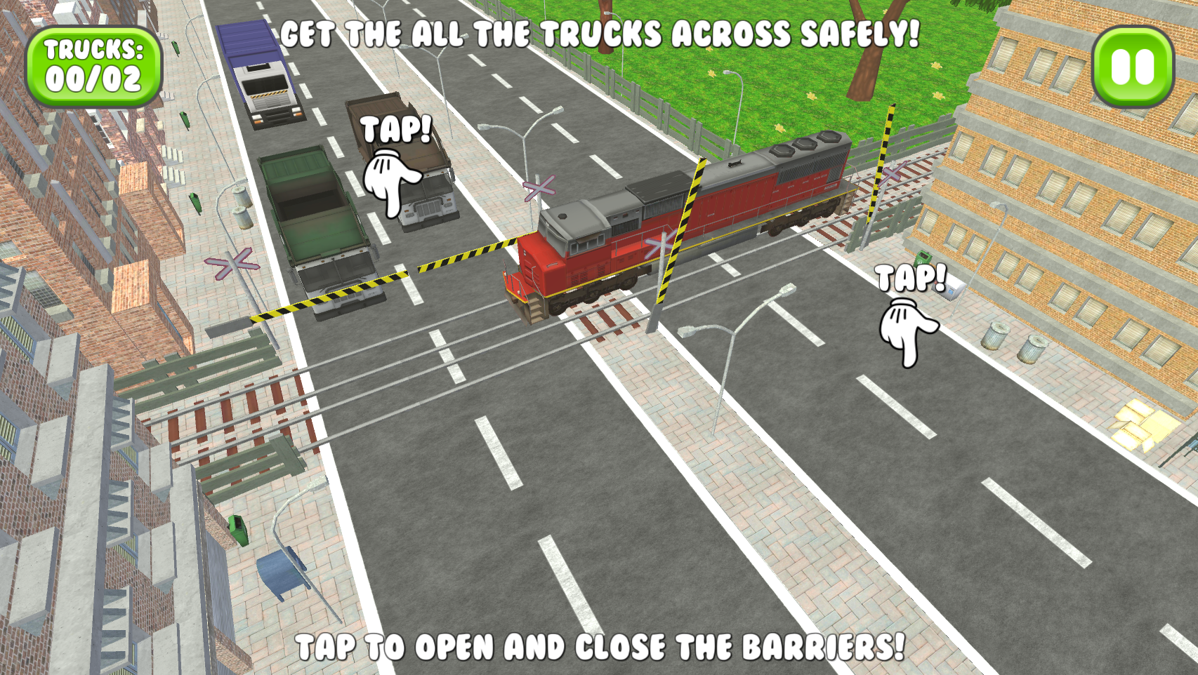 Garbage Truck: Railroad Crossing截图1