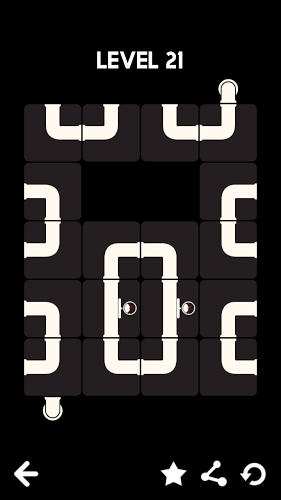 Black Tiles - 2d Plumber Game截图4