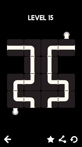 Black Tiles - 2d Plumber Game截图3