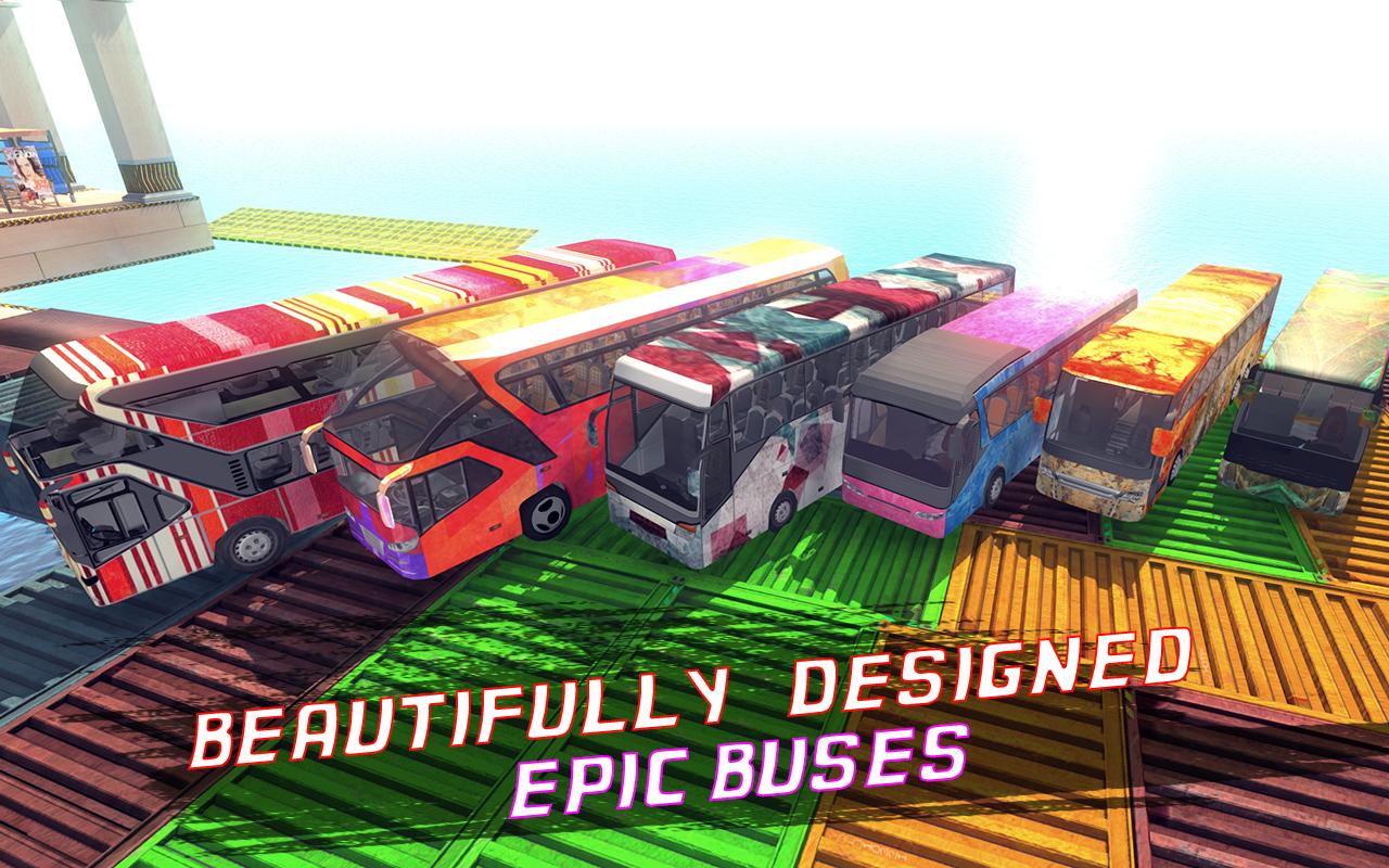 Sky Bus Driving Extreme Stunt Tracks截图3