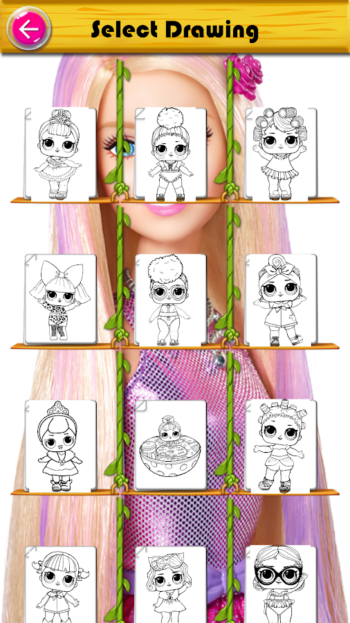 drawing lol surprise dolls coloringbook截图3