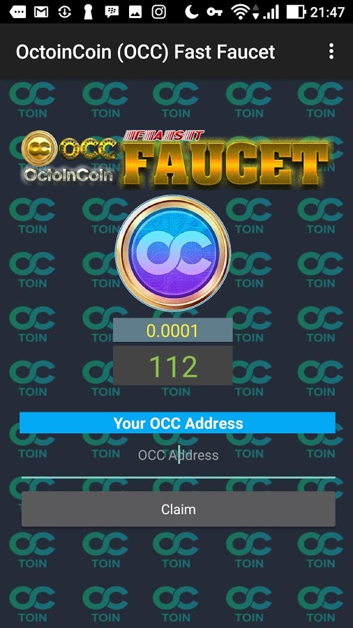 OctoinCoin Fast Faucet截图2