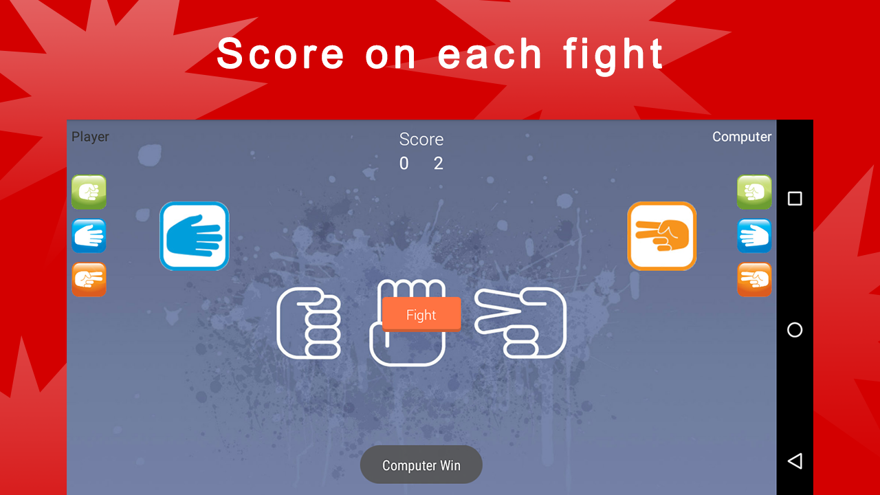 Rock, Paper and Scissor battle Childhood Game截图3