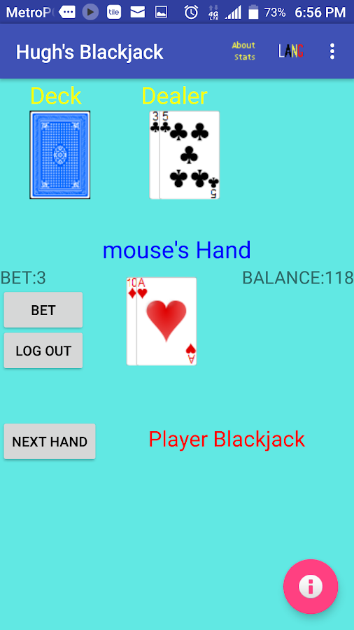 Hugh's Blackjack截图5