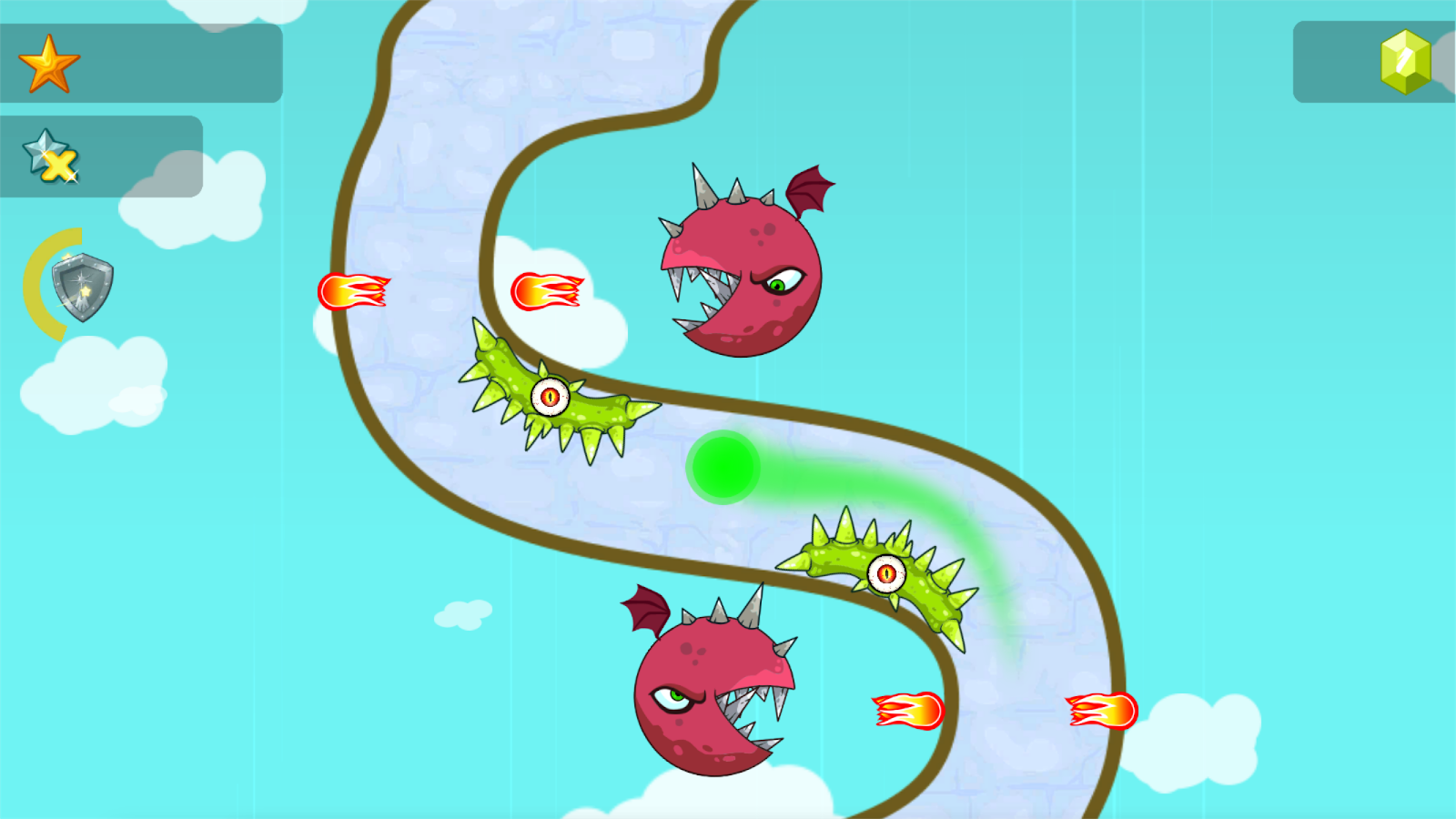 Follow the Line Monster Run: Finger Race 2D Deluxe截图3