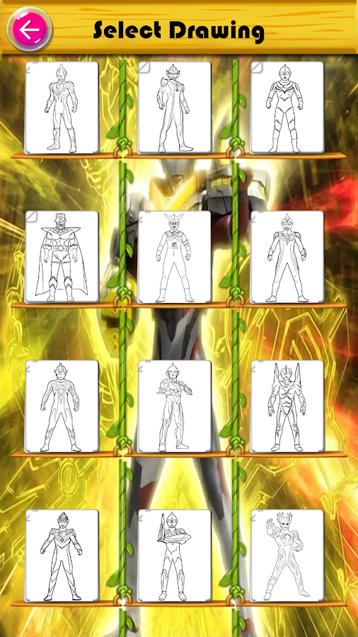 the power ultraman unity heroes coloringbook截图5