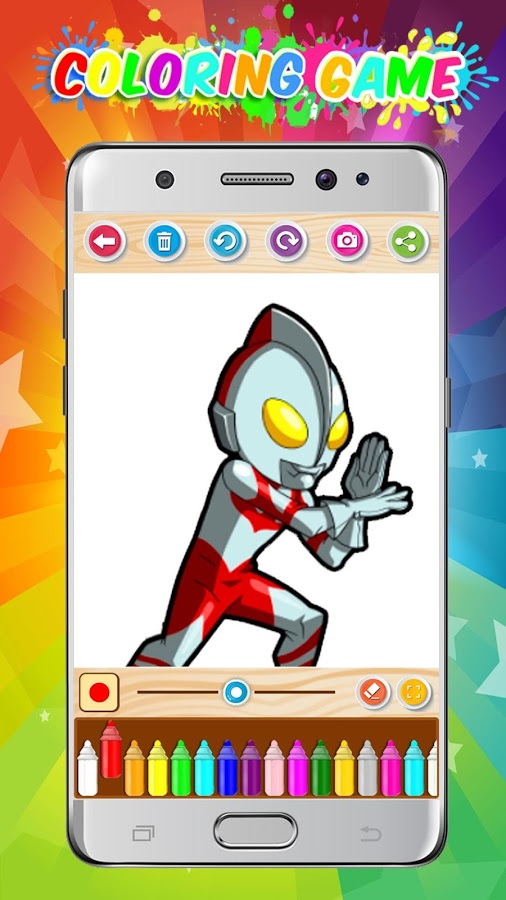 Coloring Game For Ultraman 2018截图1