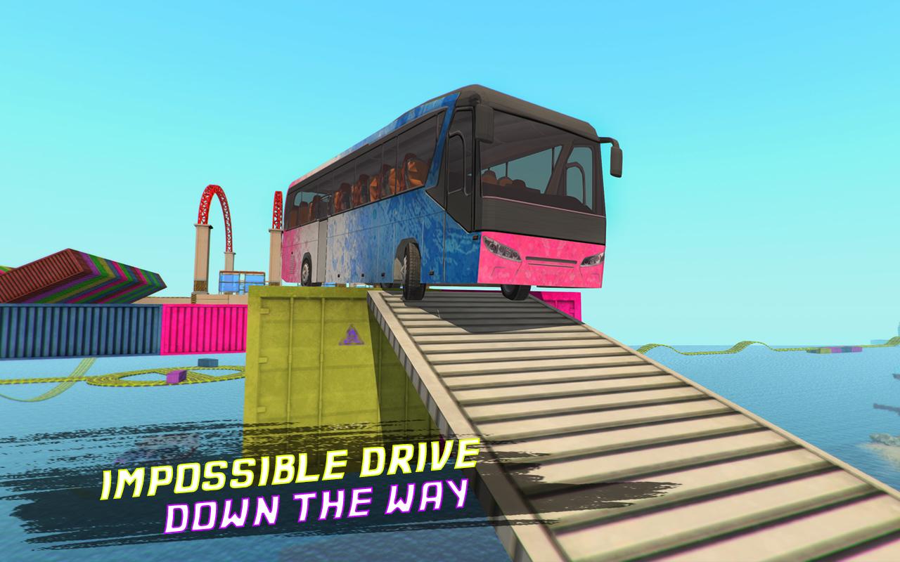 Sky Bus Driving Extreme Stunt Tracks截图4