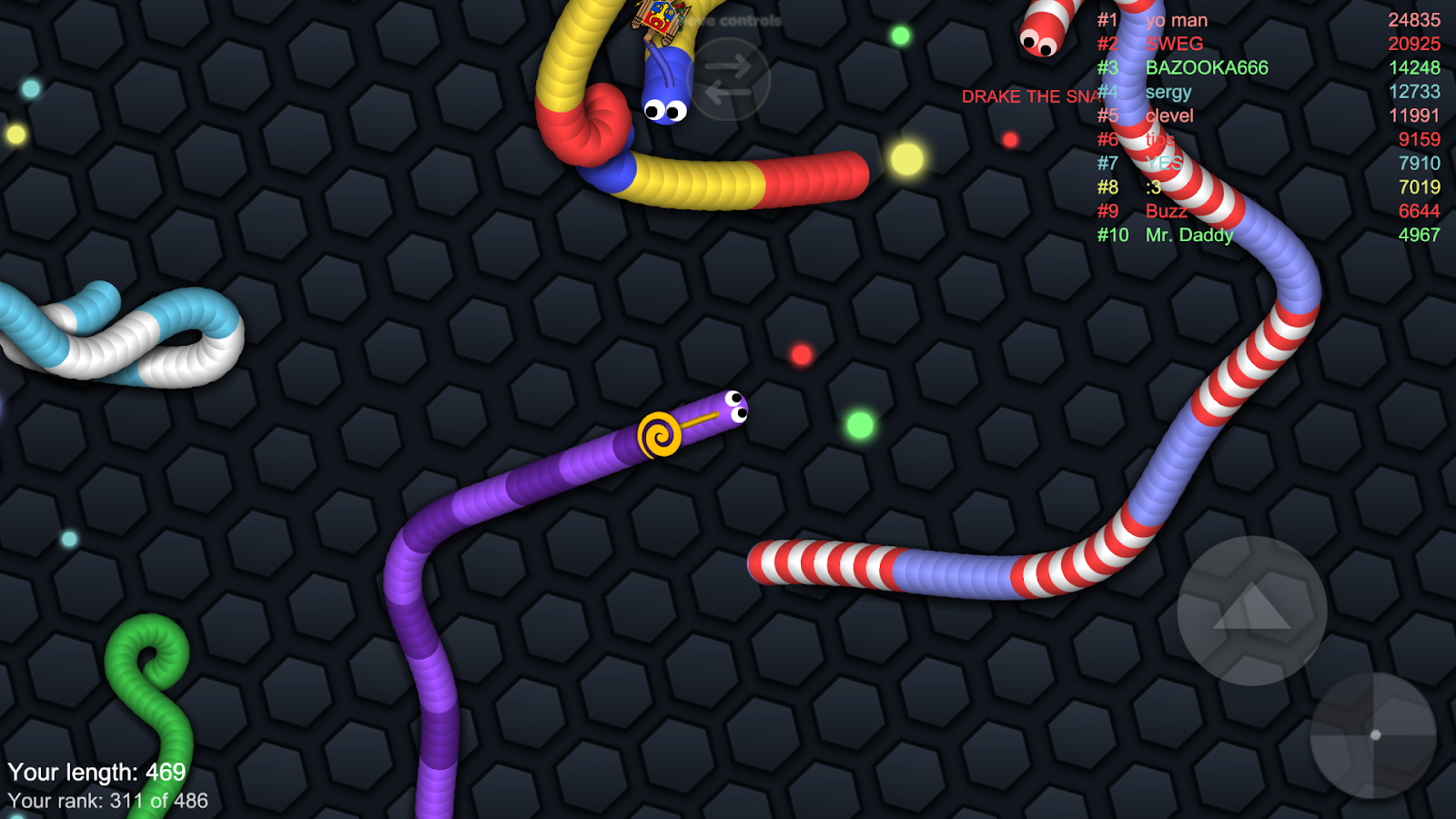 Space.IO Rolling Snake截图1