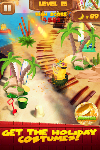 Banana Minion despicable 3D Rush Game截图1