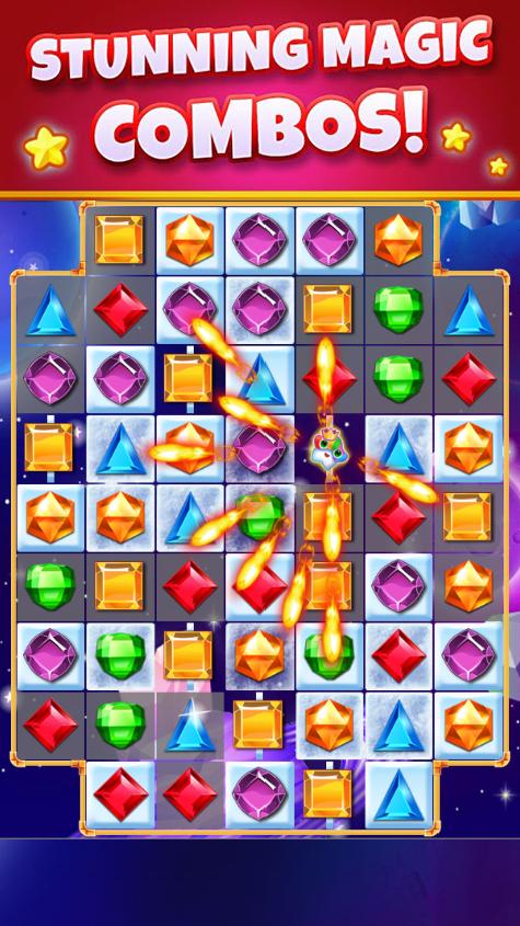 Jewels Deluxe Classic - Match 3 Puzzle截图2