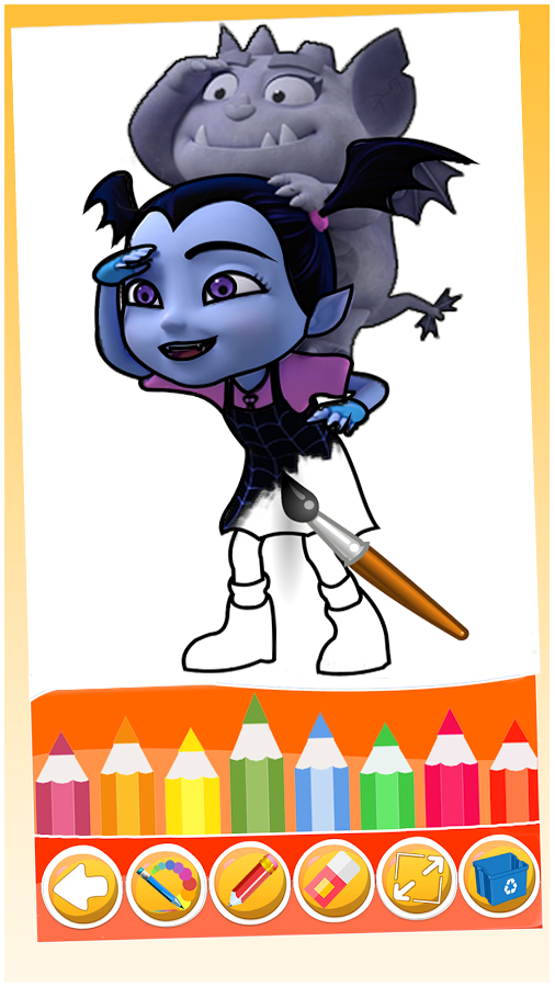 coloring vampirina ballerina vee截图2