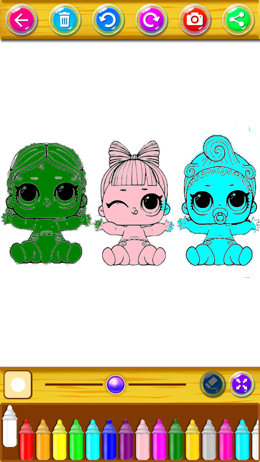 drawing lol surprise dolls coloringbook截图4