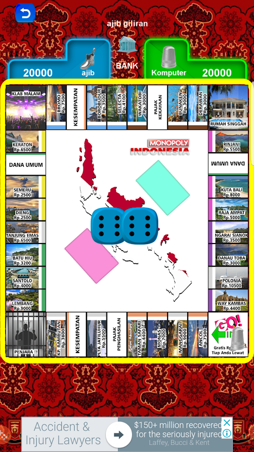 Monopoli Indonesia Terbaru Offline截图1