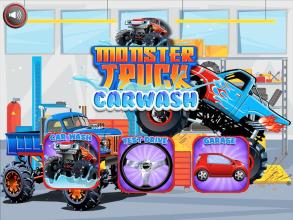 Monster Trucks: Car Wash Games for Kids FREE截图3