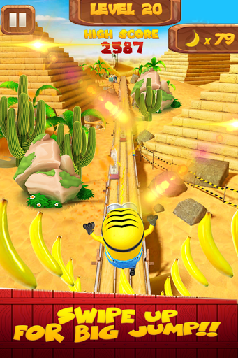 Banana Minion despicable 3D Rush Game截图5