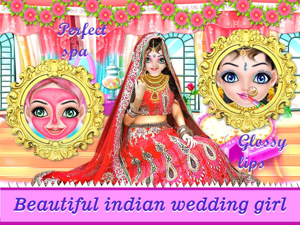 Royal indian wedding girl makeup and mehandi截图1