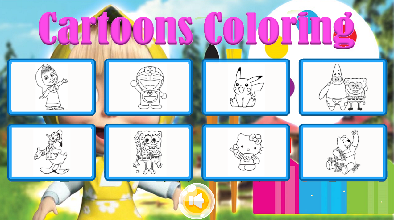 Cartoons Coloring For Kids截图2