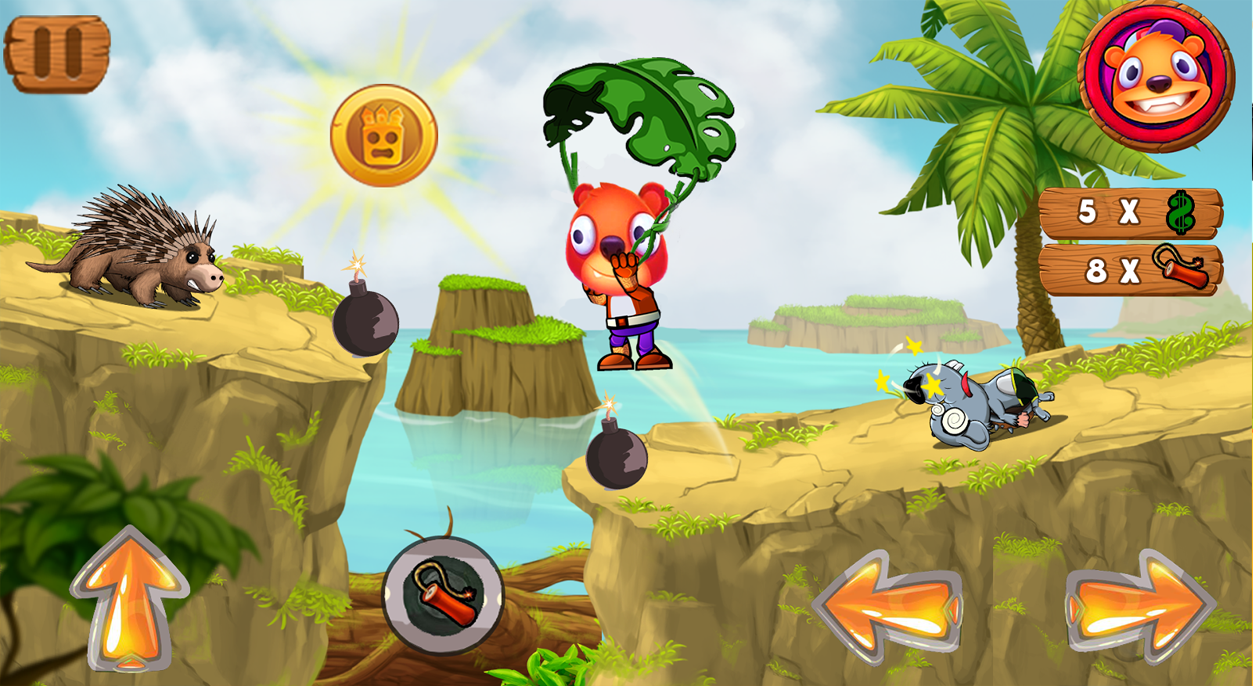 Super Despicable Bear - Jetpack Free Game截图2