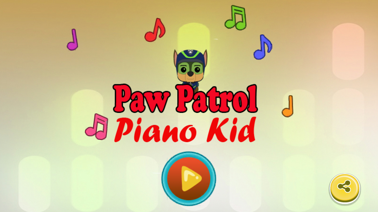 Paw Puppy Patrol Piano Kids截图3