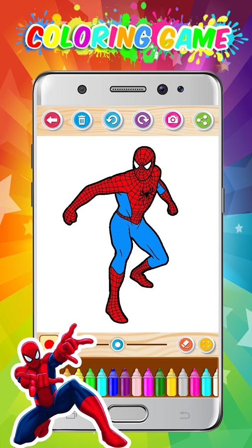 The Amazing Spider-Man Coloring Game 2018截图5