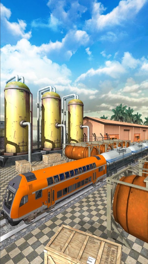 Oil Train Simulator - Free Train Driver截图3