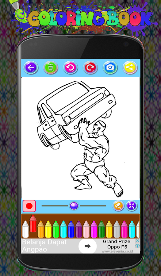 Hulk Coloring Game The Incredible Super Heroes截图2