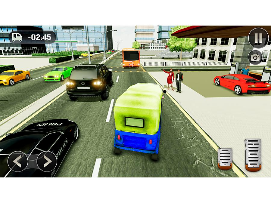 Tuk Tuk Auto Rickshaw Driver 2018: Transport Games截图2