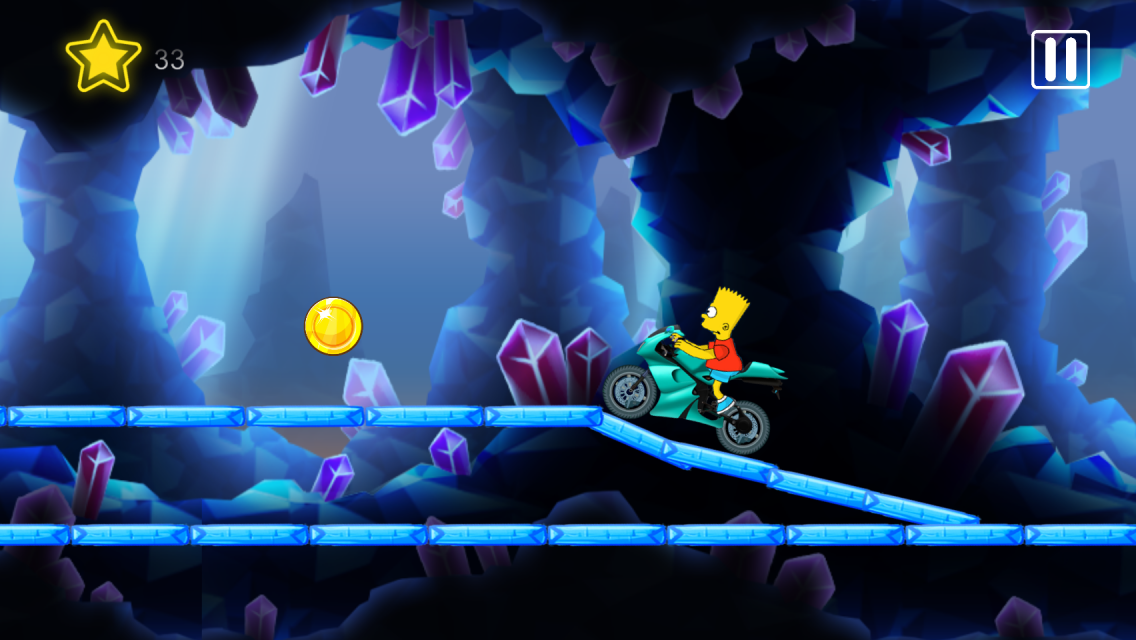 Bart simpson motocross截图3