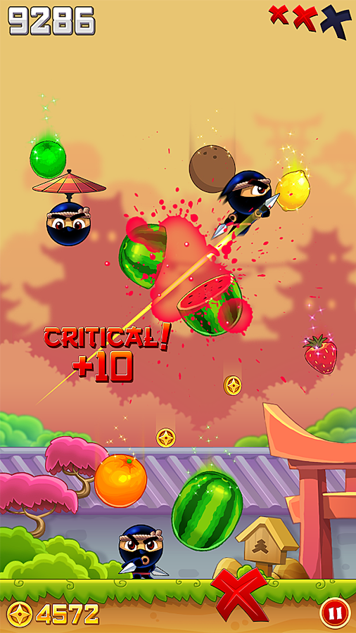 Tap Tap Ninja - Fruit Slice截图2