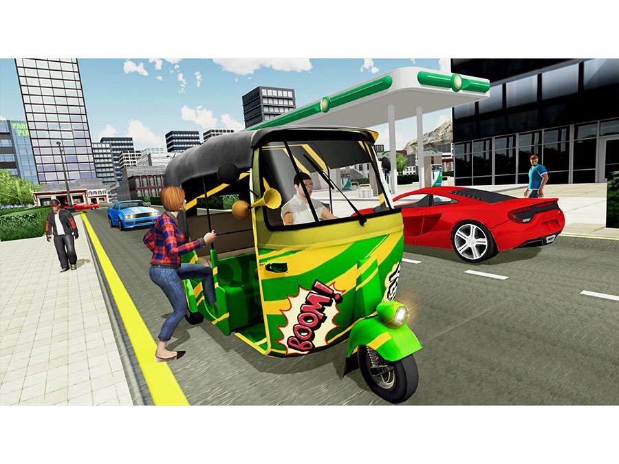 Tuk Tuk Auto Rickshaw Driver 2018: Transport Games截图4