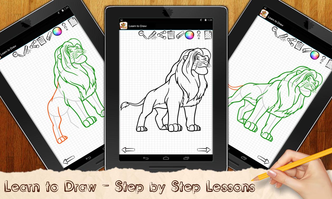 How to Draw Jungle Lion Guard截图4