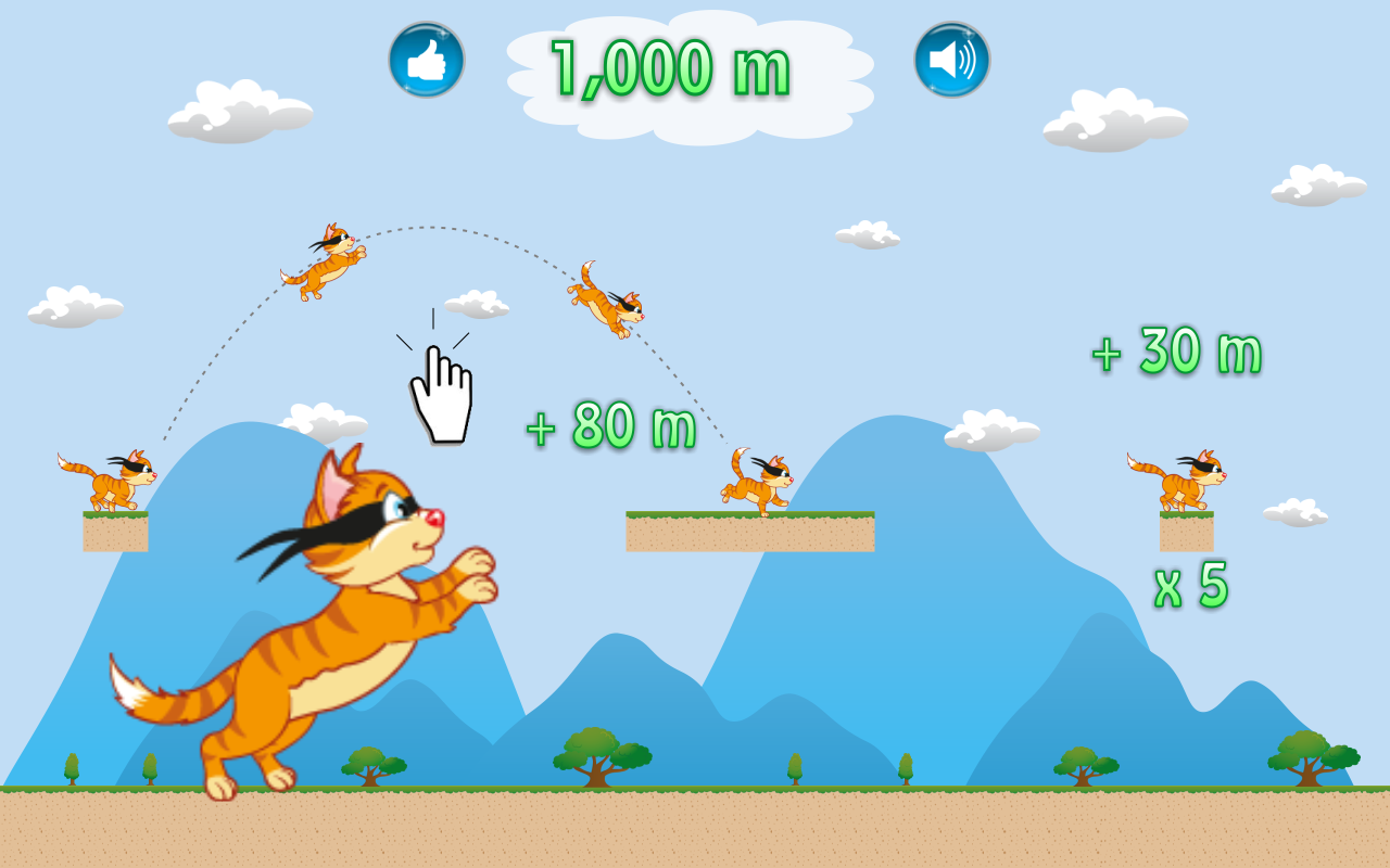 Ninja Cat Frenzy Jump截图4