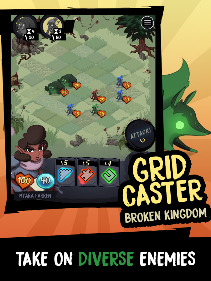 Grid Caster: Broken Kingdom截图2