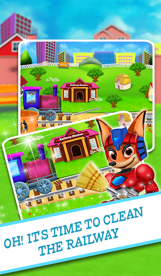 Animal Superhero City Cleaner截图2