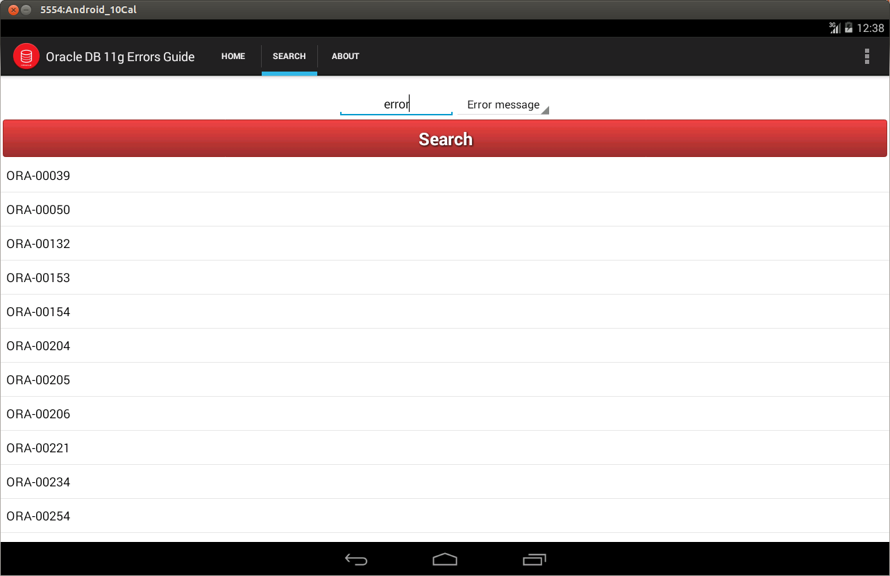 Oracle DB 11g Errors Gui...截图5