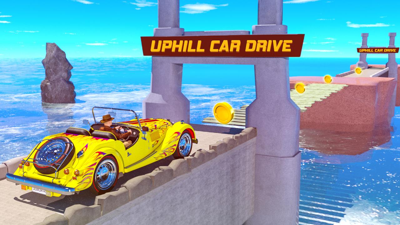 Uphill car drive 3d截图5